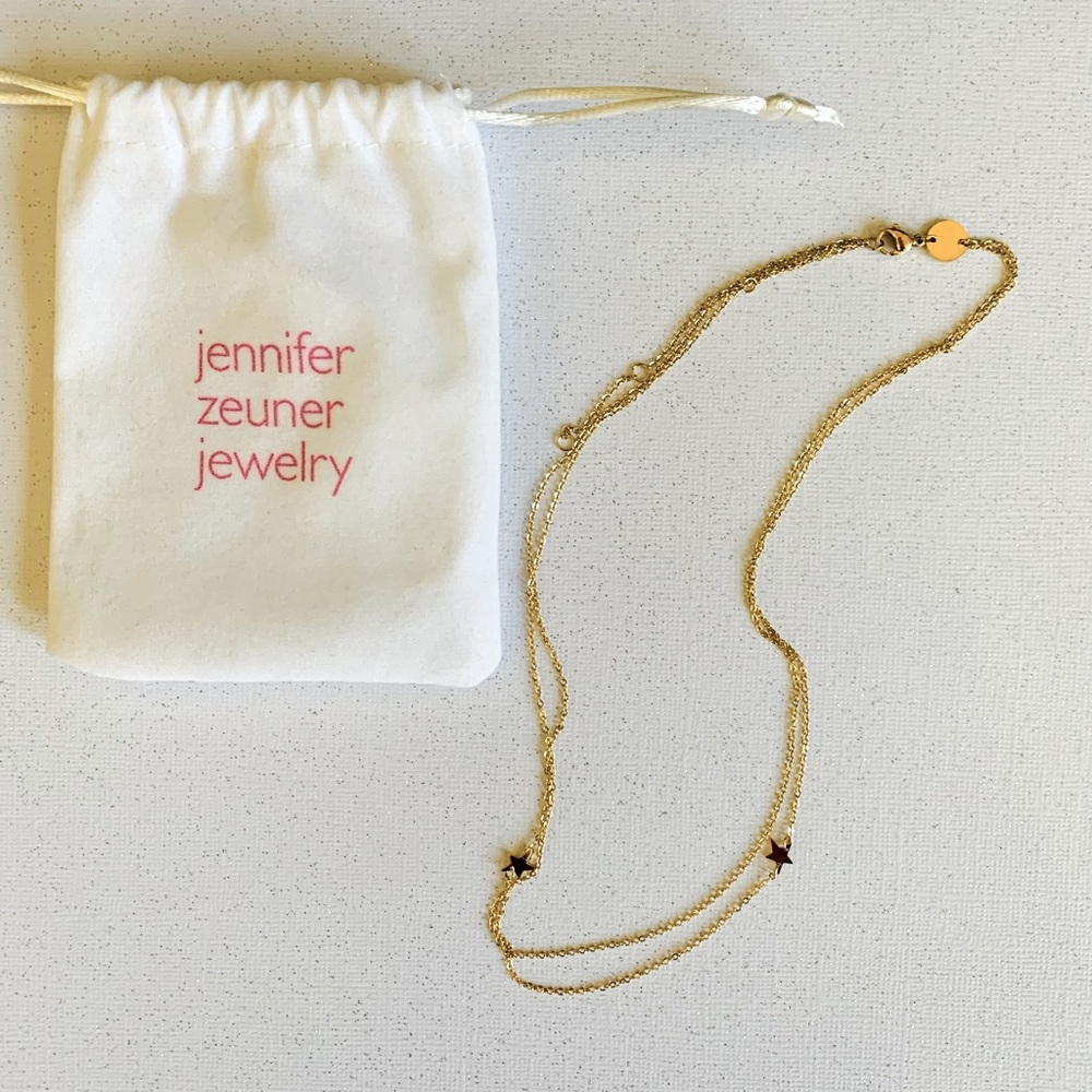 Jennifer Zeuner Star Double Necklace